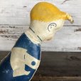 画像8: 20s Antique Gasoline Alley Comic Strip Character Oil Cloth Doll (T477)