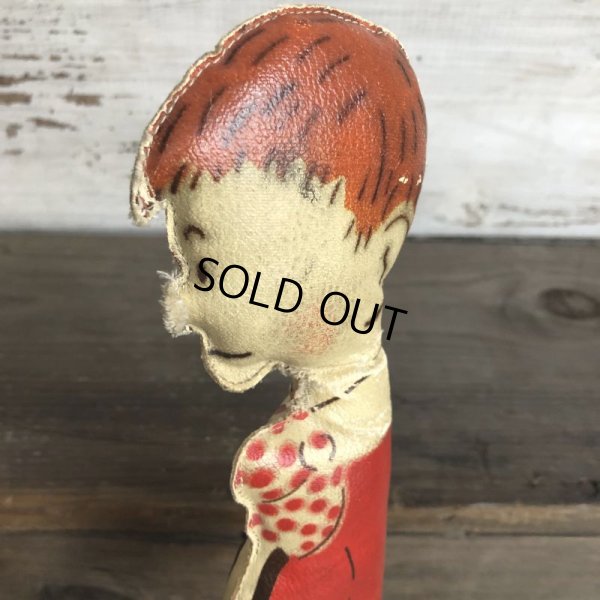 画像5: 20s Antique Gasoline Alley Comic Strip Character Oil Cloth Doll (T480)