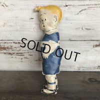 20s Antique Gasoline Alley Comic Strip Character Oil Cloth Doll (T477)