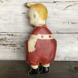 画像2: 20s Antique Gasoline Alley Comic Strip Character Oil Cloth Doll (T478) (2)