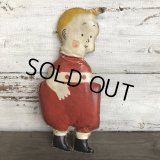 20s Antique Gasoline Alley Comic Strip Character Oil Cloth Doll (T478)