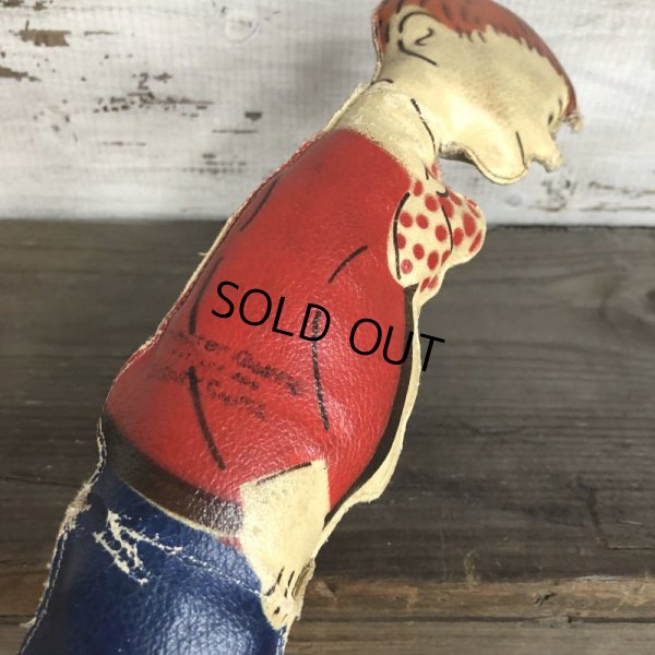 画像4: 20s Antique Gasoline Alley Comic Strip Character Oil Cloth Doll (T480)