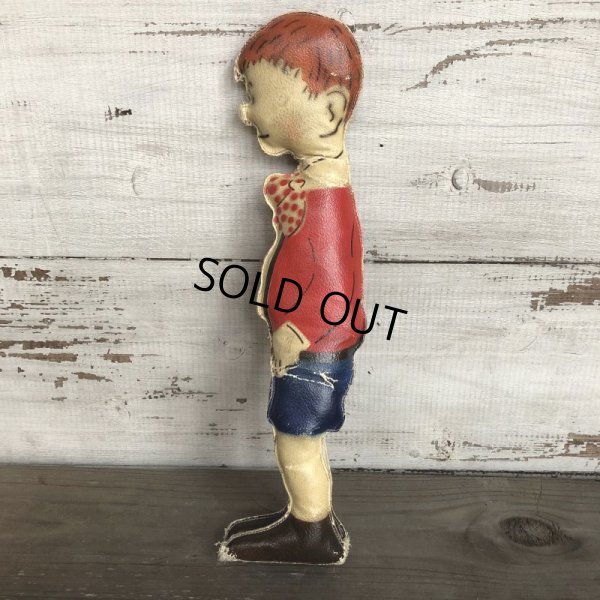 画像2: 20s Antique Gasoline Alley Comic Strip Character Oil Cloth Doll (T480)