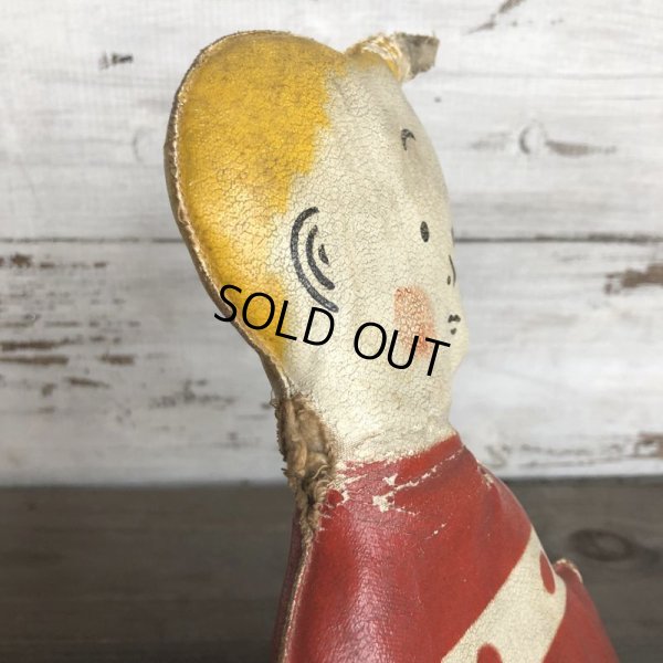 画像4: 20s Antique Gasoline Alley Comic Strip Character Oil Cloth Doll (T478)