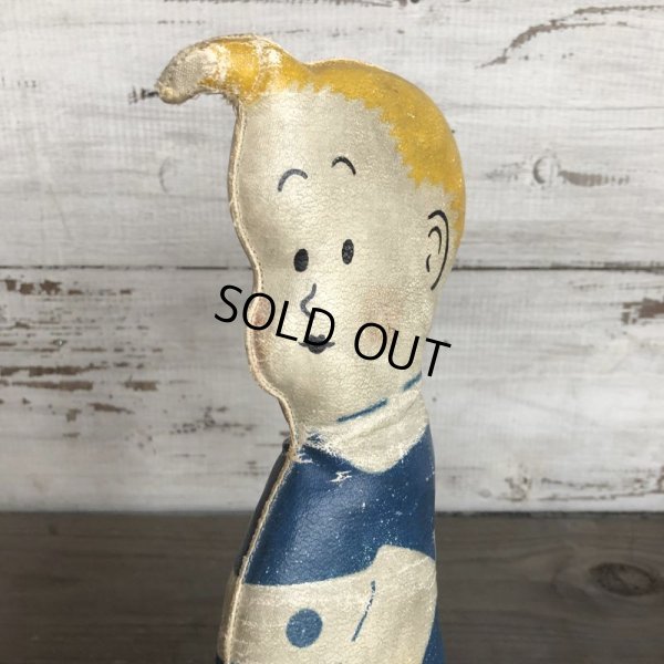 画像4: 20s Antique Gasoline Alley Comic Strip Character Oil Cloth Doll (T477)