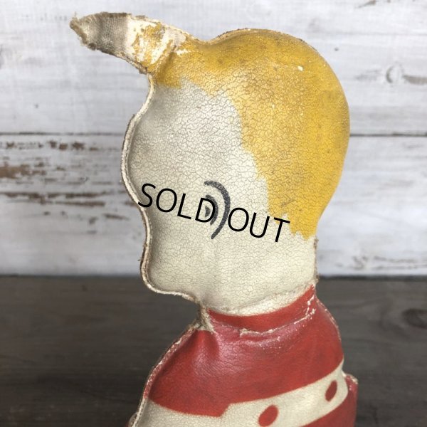 画像6: 20s Antique Gasoline Alley Comic Strip Character Oil Cloth Doll (T478)