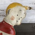 画像5: 20s Antique Gasoline Alley Comic Strip Character Oil Cloth Doll (T478)