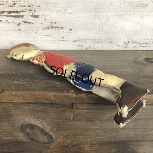 画像8: 20s Antique Gasoline Alley Comic Strip Character Oil Cloth Doll (T480)