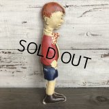 20s Antique Gasoline Alley Comic Strip Character Oil Cloth Doll (T480)