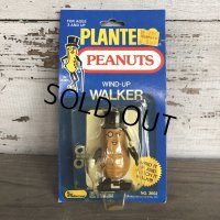 80s Vintage Planters Mr Peanut Wind Up WALKER (T488)