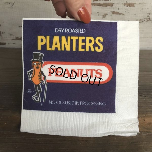 画像4: Vintage Planters Mr Peanut 54 Party Napkins (T490)