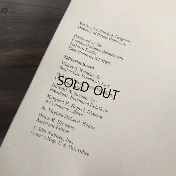 画像11: 80s Vintage Nabisco Brands Inc History Book 1792-1977 (T505)