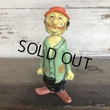 Vintage Hobo Ceramic Bobblehead Noder As is (T513)