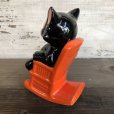 画像6: Vintage Ceramic Coin Bank CAT NAP Hologram Eyes (T514)