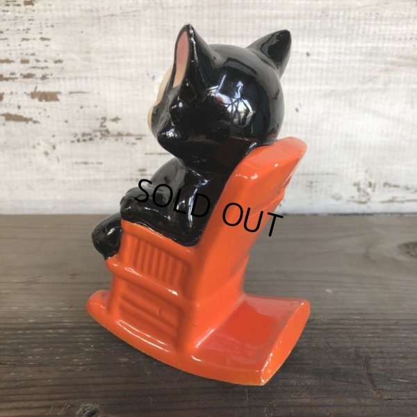 画像6: Vintage Ceramic Coin Bank CAT NAP Hologram Eyes (T514)