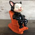 画像9: Vintage Ceramic Coin Bank CAT NAP Hologram Eyes (T514)