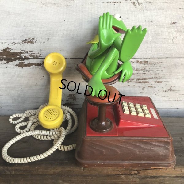 画像2: 80s Vintage Telephone Kermit (T537)