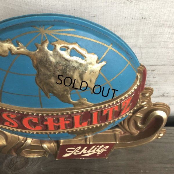 画像6: 70s Vintage Schlitz Beer Globe Sign (T542)