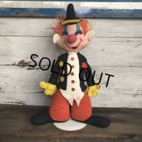 Vintage Ideal Hobo Clown Plush Doll 60cm (T543)
