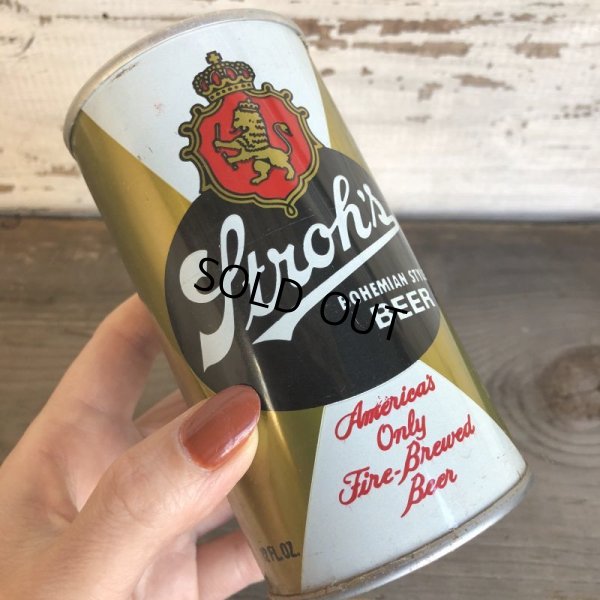 画像1: Vintage Beer Can Stroh's (T554)