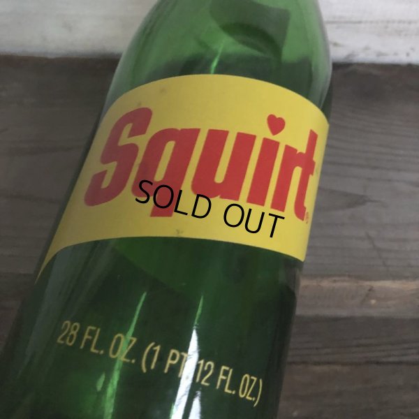 画像5: 70s Vintage Squirt Soda Green Glass Bottle 28FL OZ  (T523) 