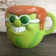 画像6: 70s Vintage Funny Face mug With It Watermelon (T511)