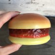 画像5: 70s Vintage Hamburger Plastic Container W/Puzzle (T529) (5)