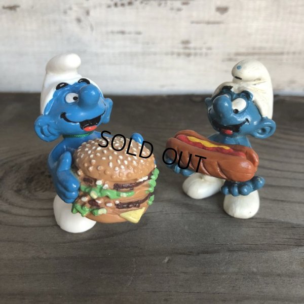 画像7: Vintage Hot Dog Smurf PVC (T527)