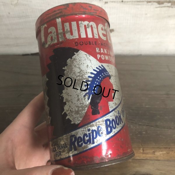 画像9: Vintage Calumet Baking Powder 1lb Can (T539) 