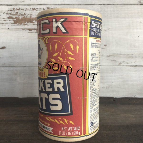画像4: Vintage Quick Quaker Oats Cardboard Container (T542) 
