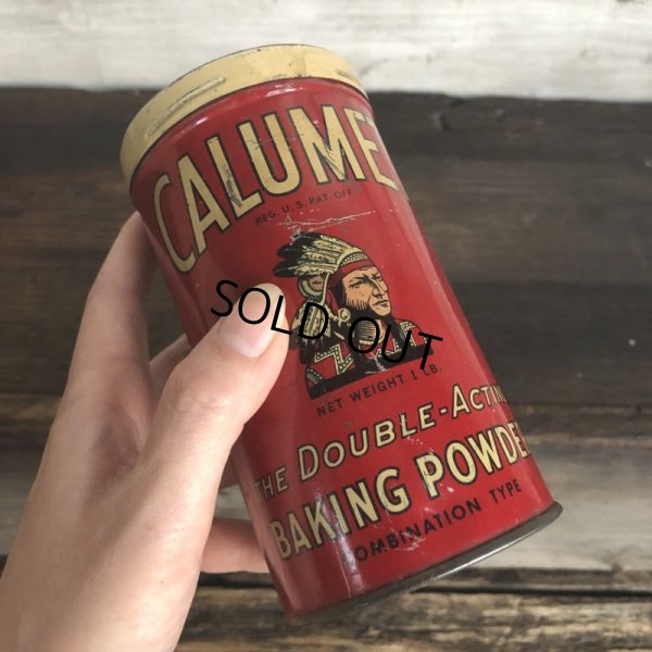 画像7: Vintage Calumet Baking Powder 1lb Can (T537) 