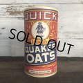 Vintage Quick Quaker Oats Cardboard Container (T542) 