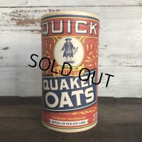 Vintage Quick Quaker Oats Cardboard Container (T542) 