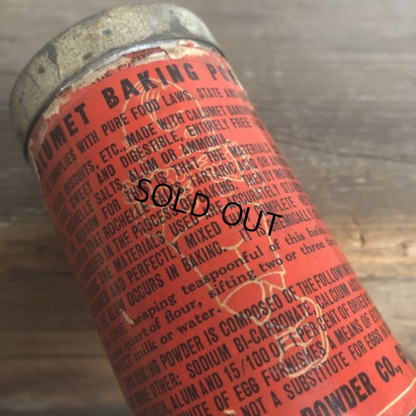 画像6: Vintage Calumet Baking Powder 8oz Can (T534) 