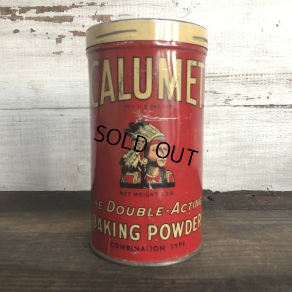 画像1: Vintage Calumet Baking Powder 1lb Can (T537) 