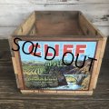 Vintage Wooden Fruits Crate Box CLIFF (T543)