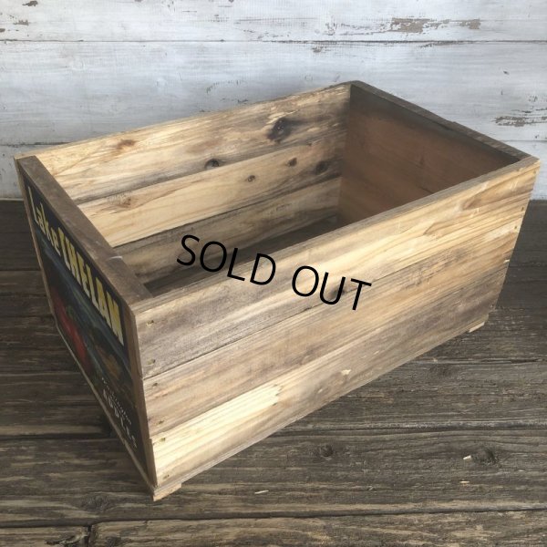 画像3: Vintage Wooden Fruits Crate Box Lake CHELAN (T554)