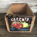 Vintage Wooden Fruits Crate Box ONEONTA (T551)