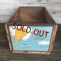 Vintage Wooden Fruits Crate Box KYTE (T544)