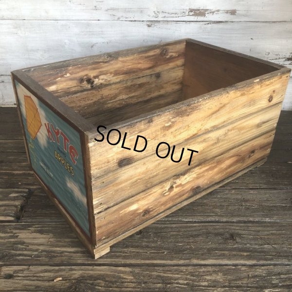 画像3: Vintage Wooden Fruits Crate Box KYTE (T544)