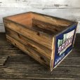 画像2: Vintage Wooden Fruits Crate Box BRIANT (T546) (2)