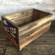 画像3: Vintage Wooden Fruits Crate Box HILL TOP (T545)