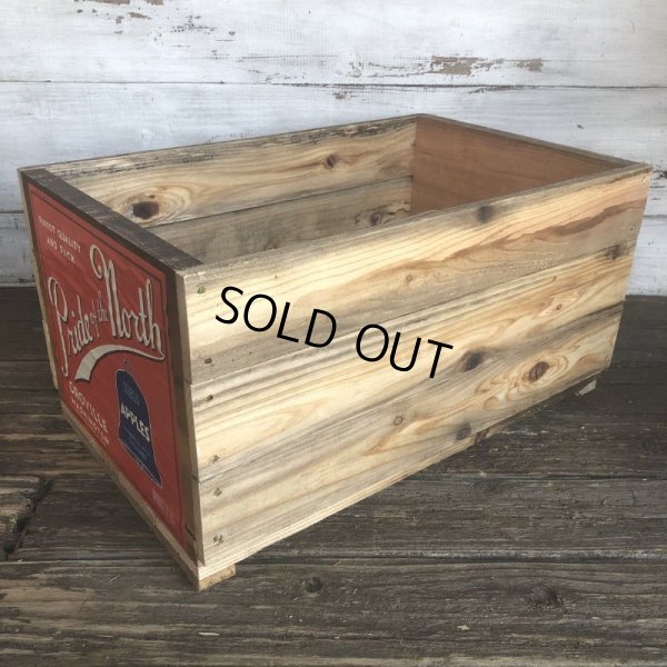 画像3: Vintage Wooden Fruits Crate Box Pride of the North (T548)