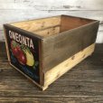 画像3: Vintage Wooden Fruits Crate Box ONEONTA (T551)