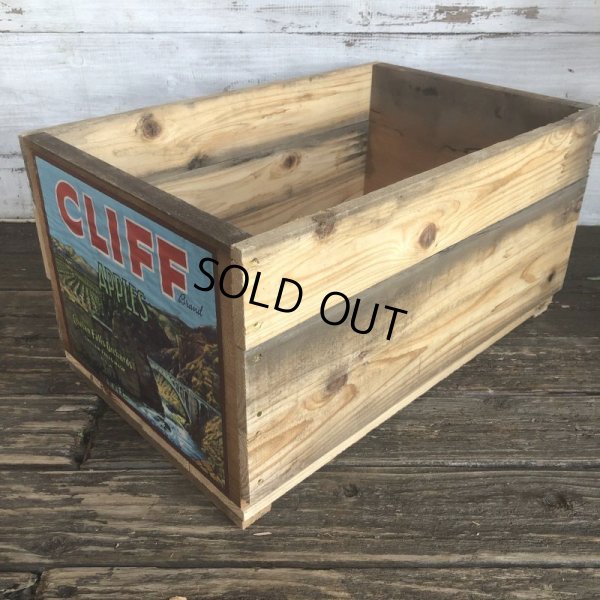 画像3: Vintage Wooden Fruits Crate Box CLIFF (T543)