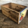 画像2: Vintage Wooden Fruits Crate Box DANIELSON (T556) (2)