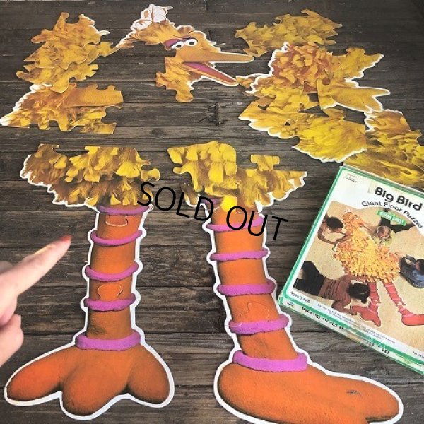 画像6: 70s Vintage Sesame Street Big Bird Giant Puzzle 180cm! (T556)