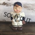 50s Vintage Ceramic Bank  Big Leaguer Hologram Eyes (T564)