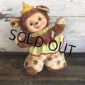 Vintage Rubber Face Doll Ideal Clown Bear (T558)