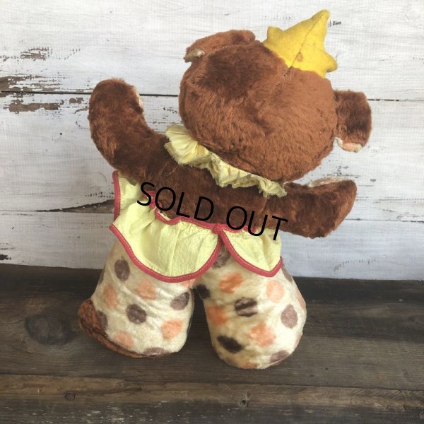 画像3: Vintage Rubber Face Doll Ideal Clown Bear (T558)
